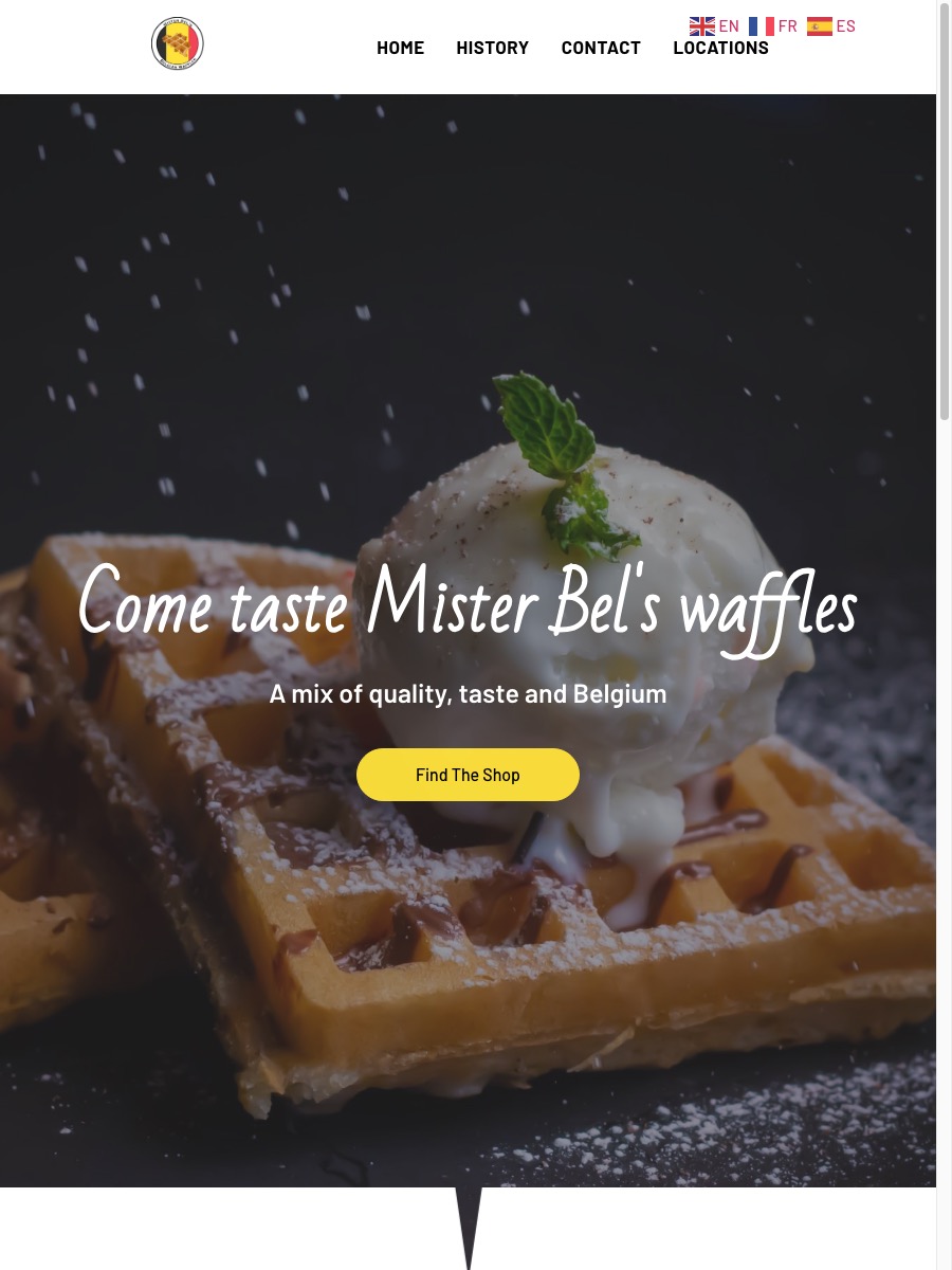 Site web Mister Bel's